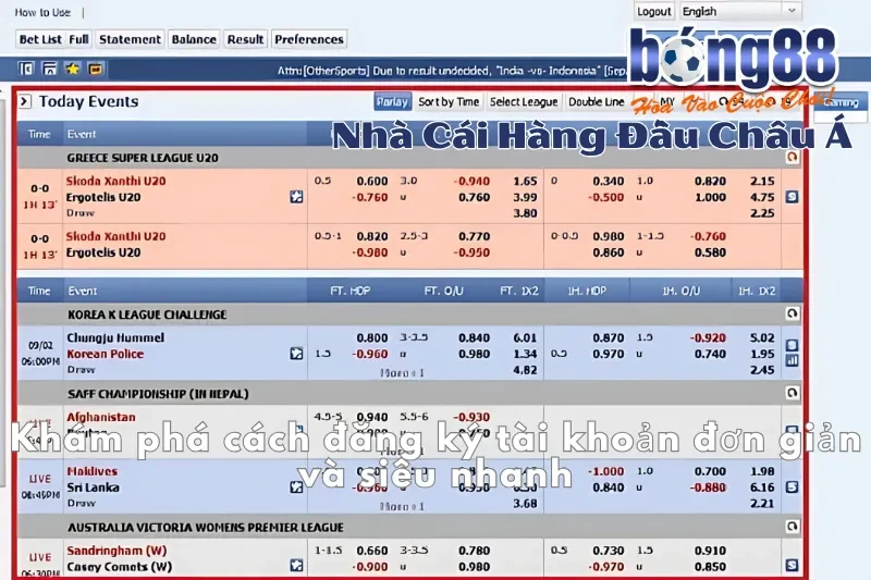 Đăng Ký Bong88 2026: Hướng Dẫn Mở Tài Khoản Trong 5 Phút 3 Cách đăng ký tài khoản Bong88 đơn giản và nhanh chóng